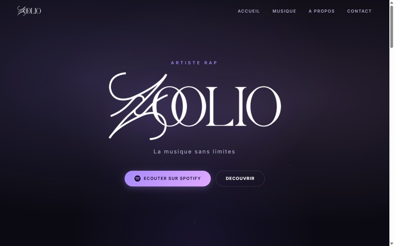 Aperçu du site Zoolio